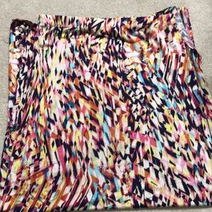 Multi-colored maxi skirt